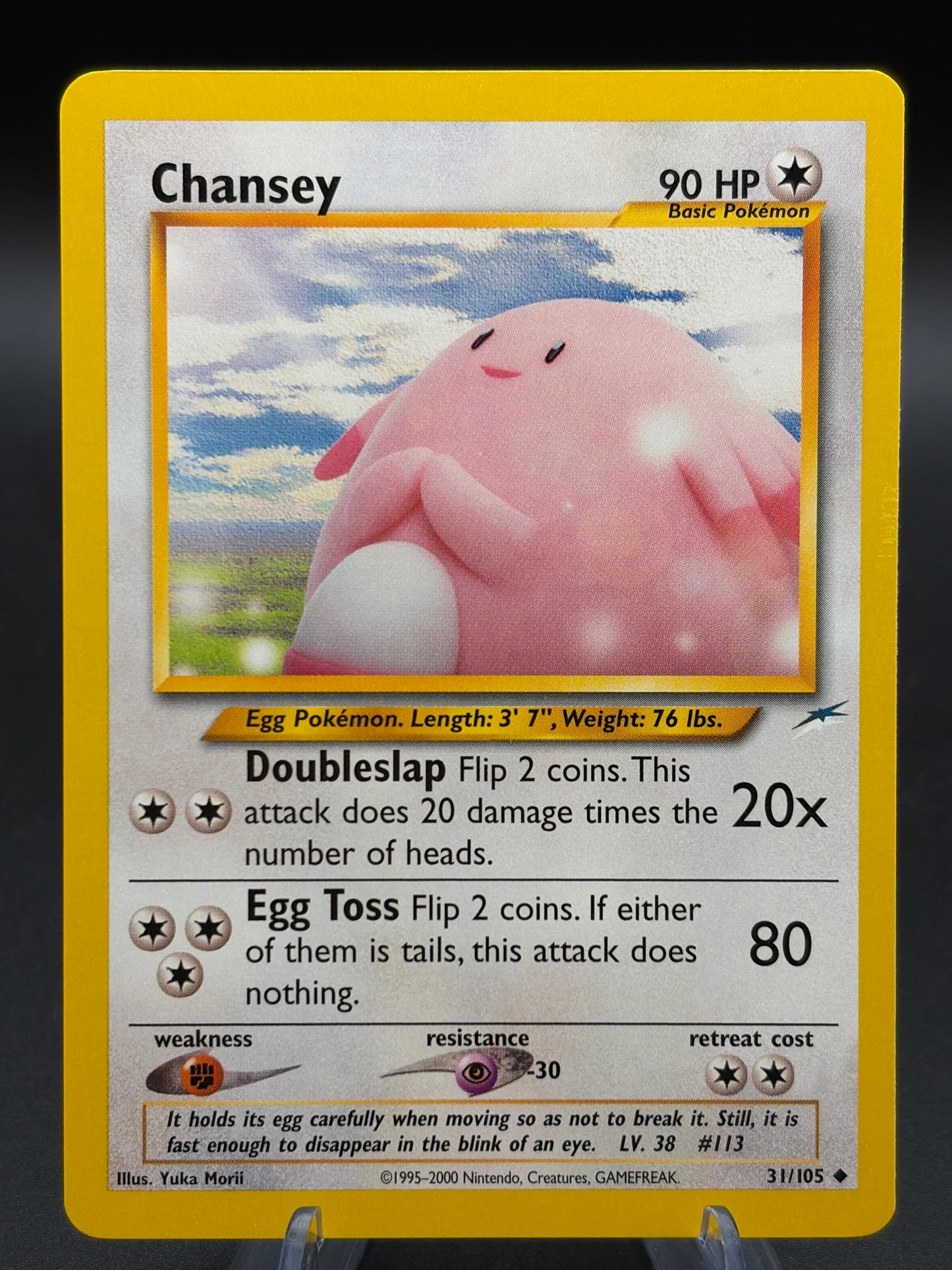 Pokémon TCG: 2002 Chansey 31/105 Neo Destiny