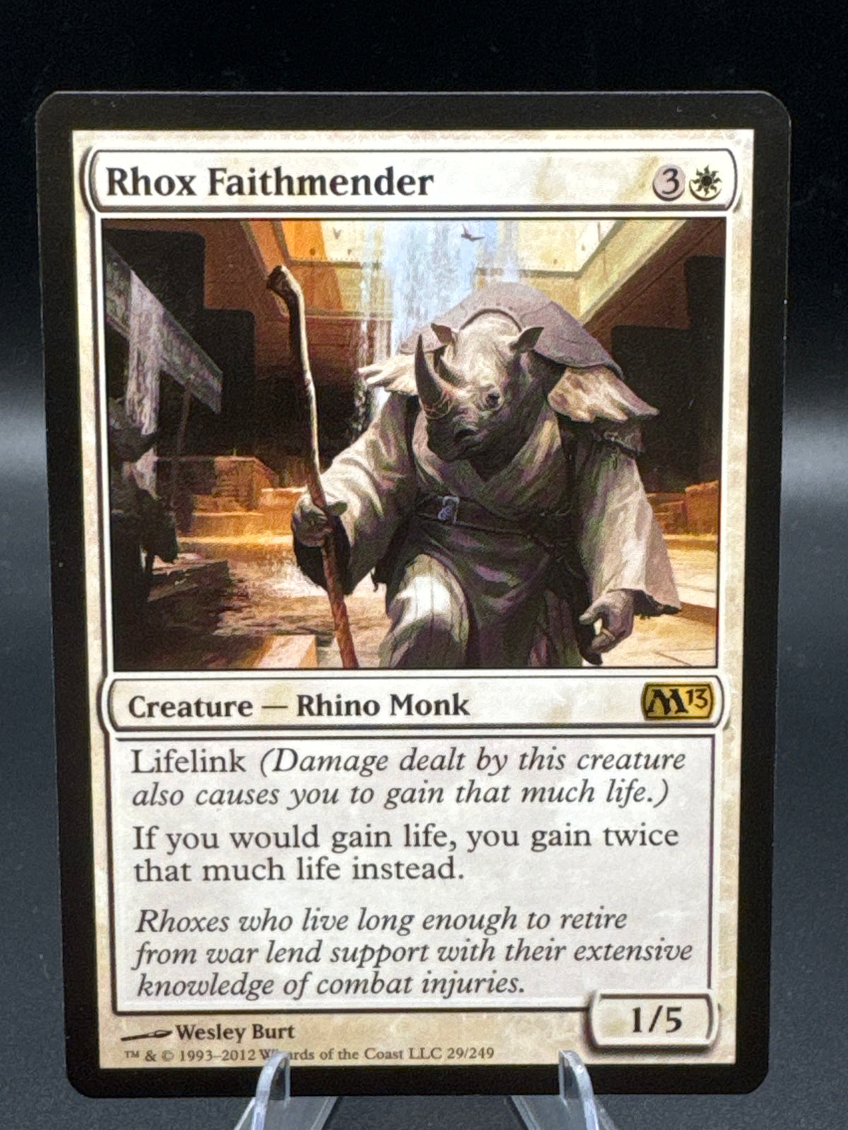 MTG TCG: 2012 Rhox Faithmender - Magic 2013 (M13) (M13)