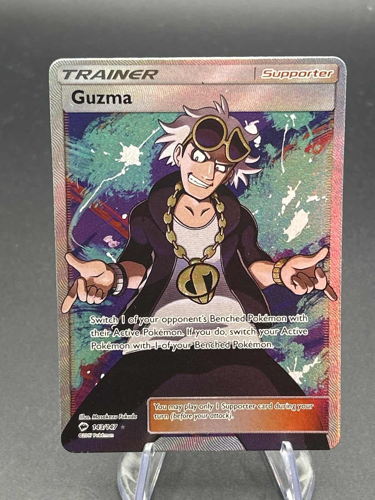 Pokémon TCG: 2017 Guzma 143/147 - SM: Burning Shadows - DMG