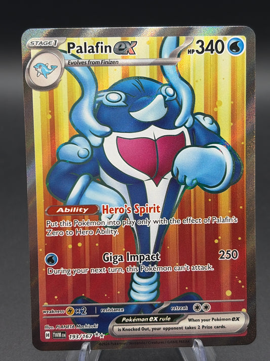 Pokémon TCG: 2024 Palafin ex - 193/167 - SV06: Twilight Masquerade