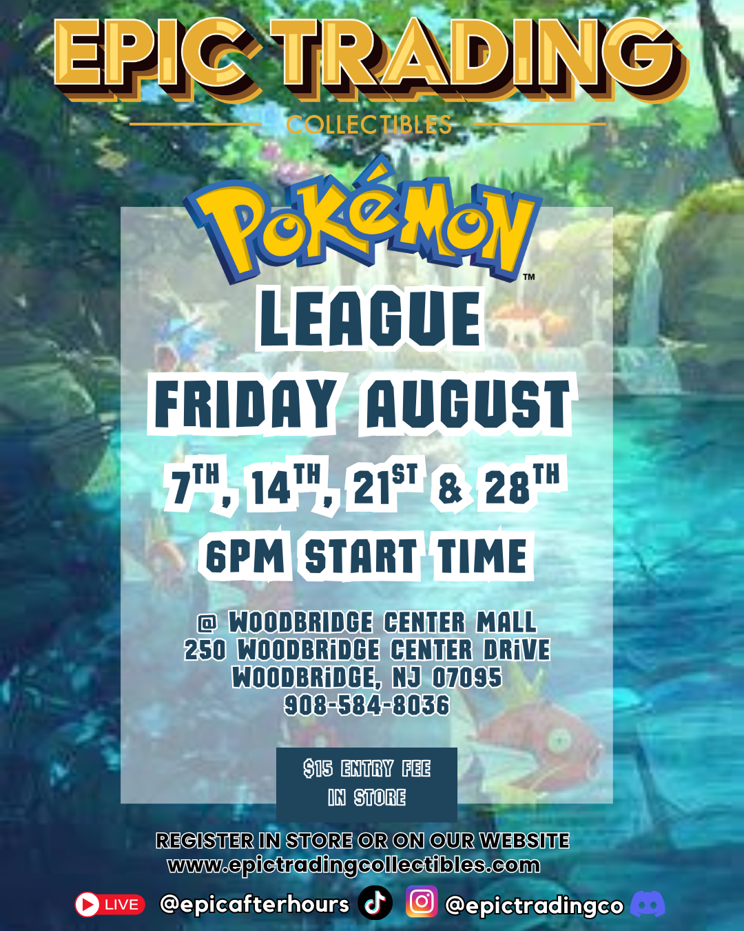 EPIC Pokémon TCG Weekly League - Woodbridge