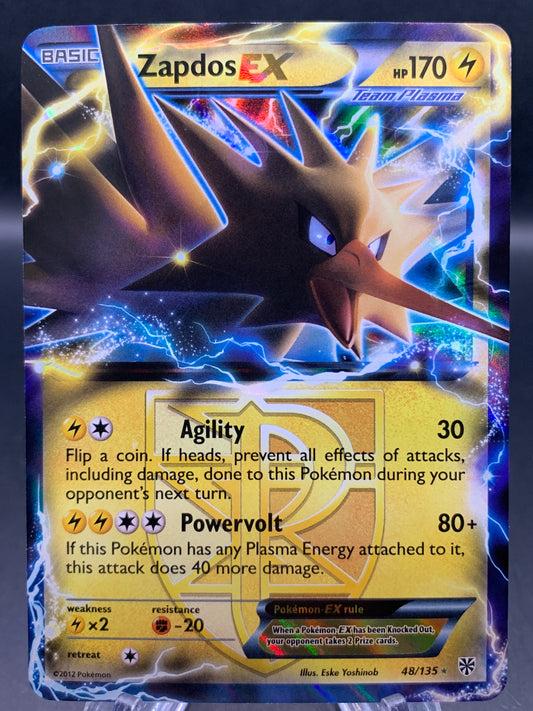 Pokémon TCG: 2012 Zapdos EX - 48/135 - B&W: Plasma Storm