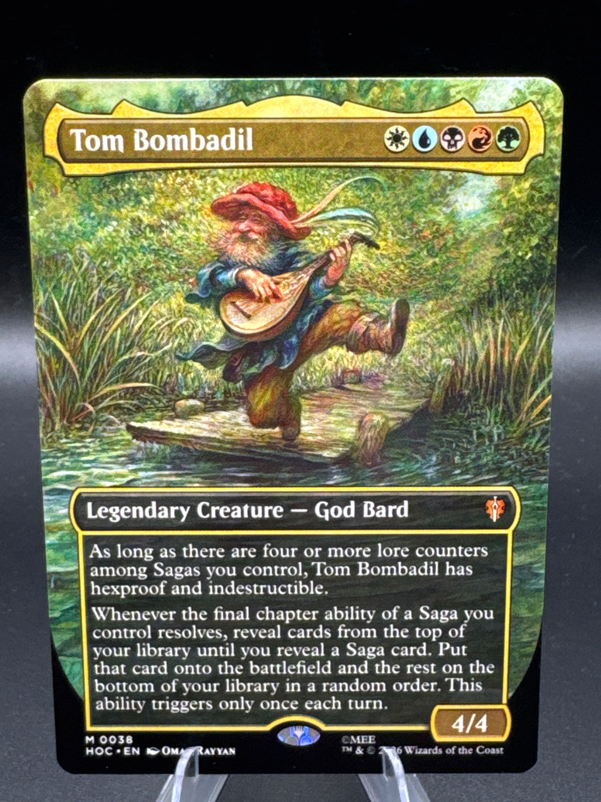 Magic The Gathering: 2026 Tom Bombadil (Borderless) - 0038 - The Hobbit: Eternal-Legal (HOC)