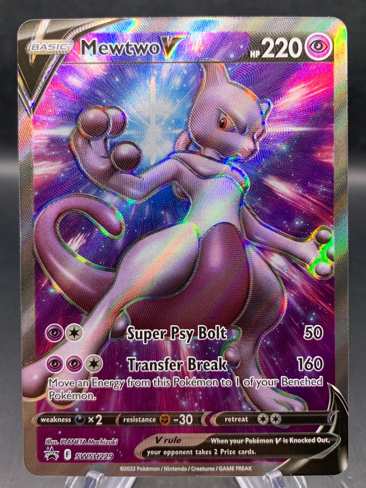 Pokémon TCG: 2022 Mewtwo V - SWSH229 - SWSH: Sword & Shield Promo