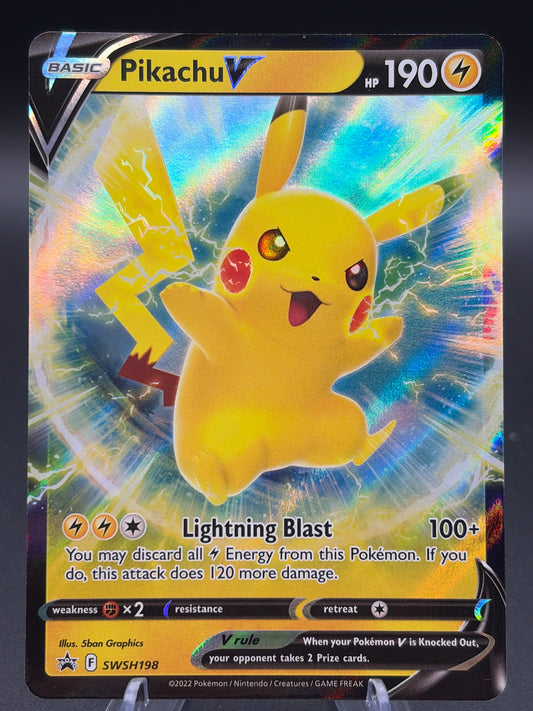 Pokémon TCG: 2022 Pikachu V - SWSH198 - SWSH: Sword & Shield Promo Cards
