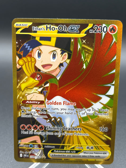 Pokémon TCG: 2025 Ethan's Ho-oh ex 239/182 SV: Destined Rivals