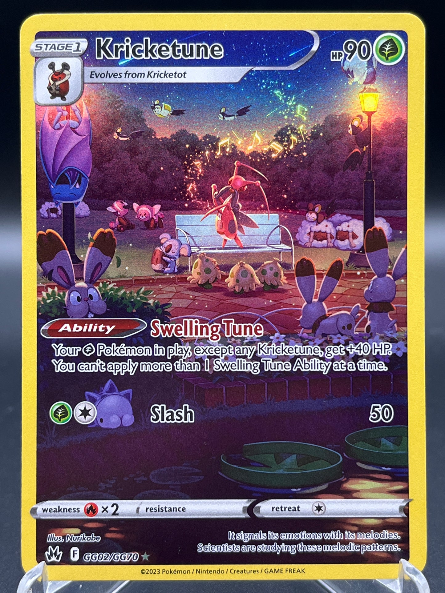 Pokémon TCG: 2023 Kricketune GG02/GG70 Crown Zenith Galarian Gallery