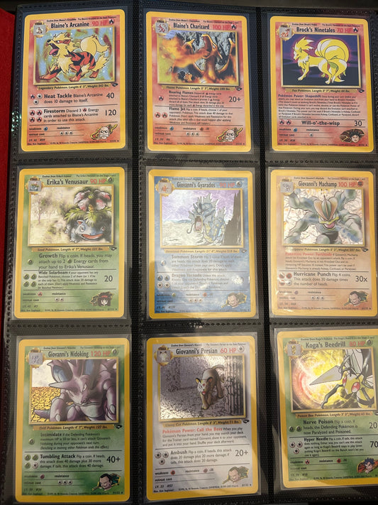 Pokémon TCG: Complete Gym Challenge Full Set - NM/LP