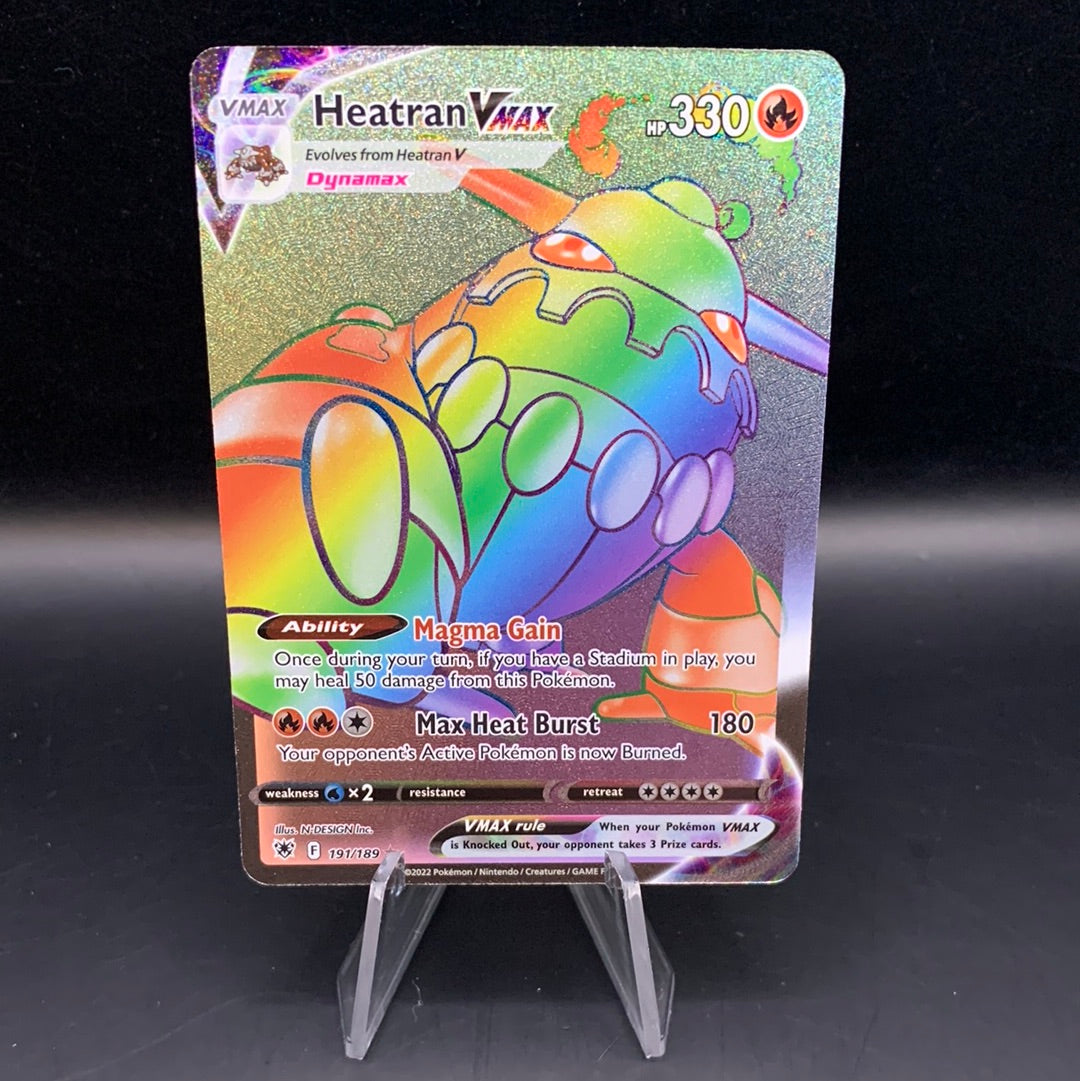Pokémon TCG: 2022 Heatran VMAX 191/189 SWSH: Astral Radiance