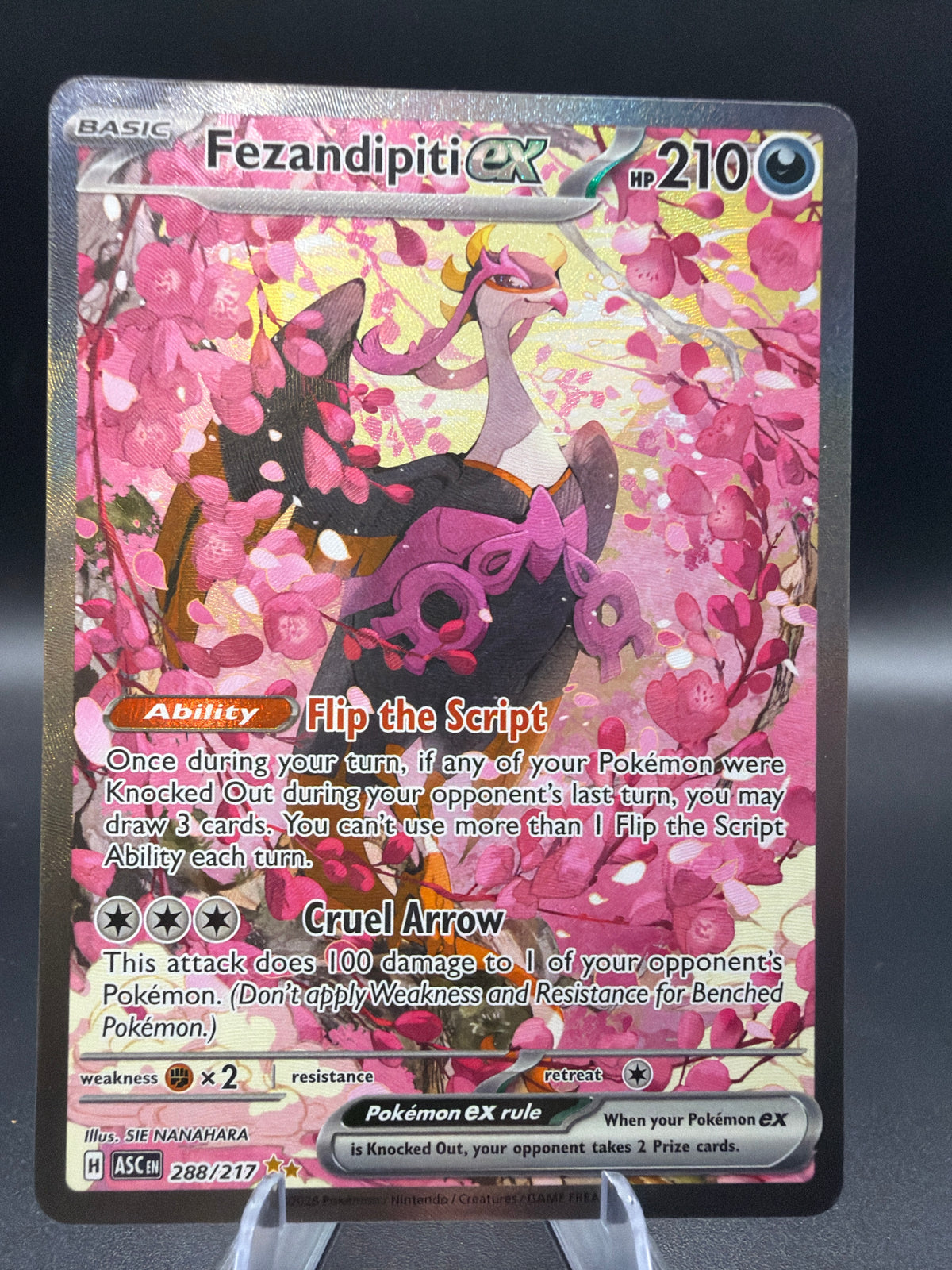 Pokémon TCG: 2026 Fezandipiti ex - 288/217 - ME: Ascended Heroes