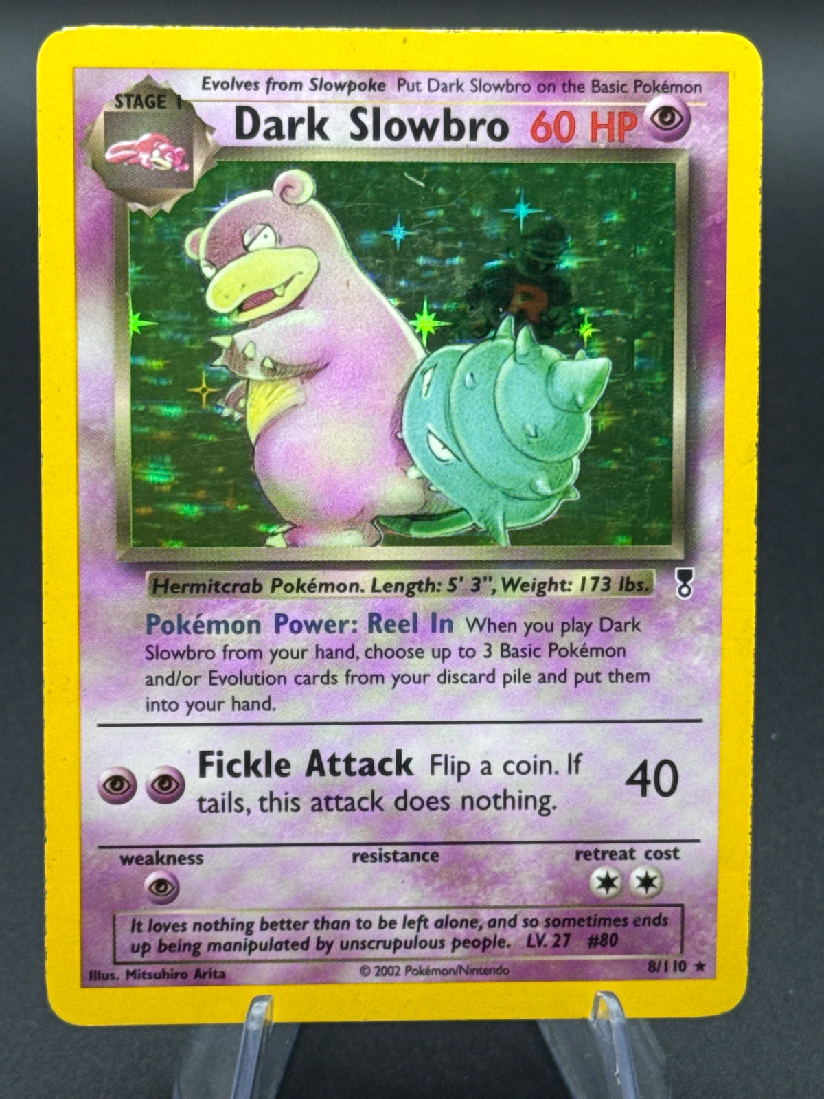 Pokémon TCG: 2002 Dark Slowbro 8/110 Legendary Collection