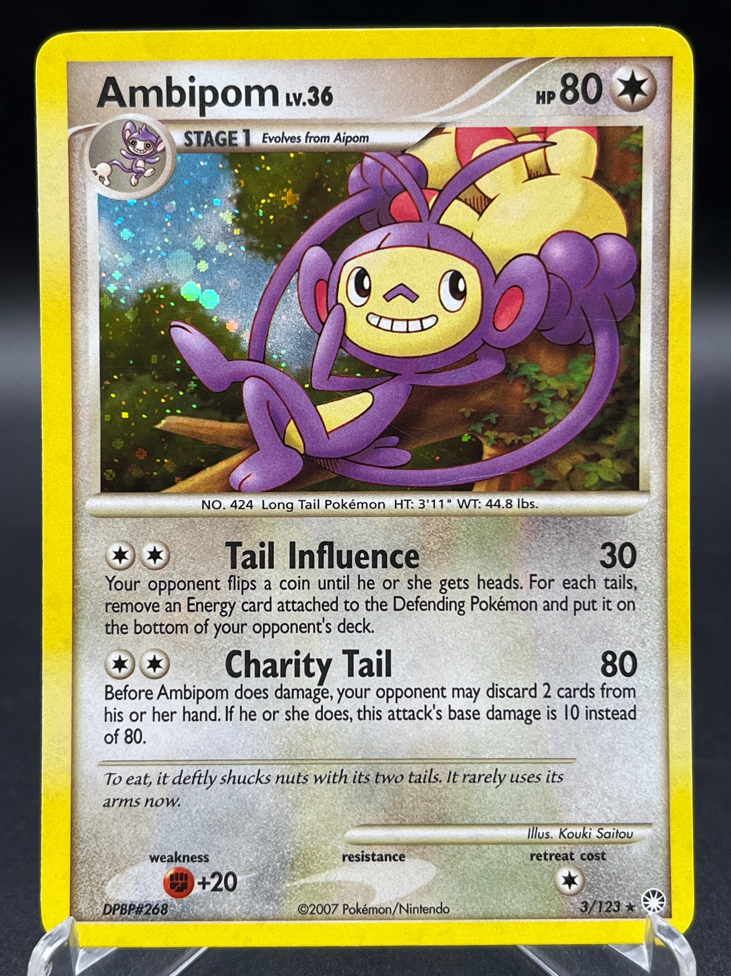 Pokémon TCG: 2007 Ambipom Lv. 36 3/123 - Mysterious Treasures