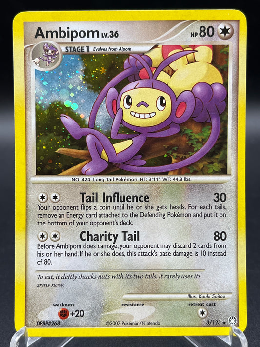 Pokémon TCG: 2007 Ambipom Lv. 36 3/123 - Mysterious Treasures