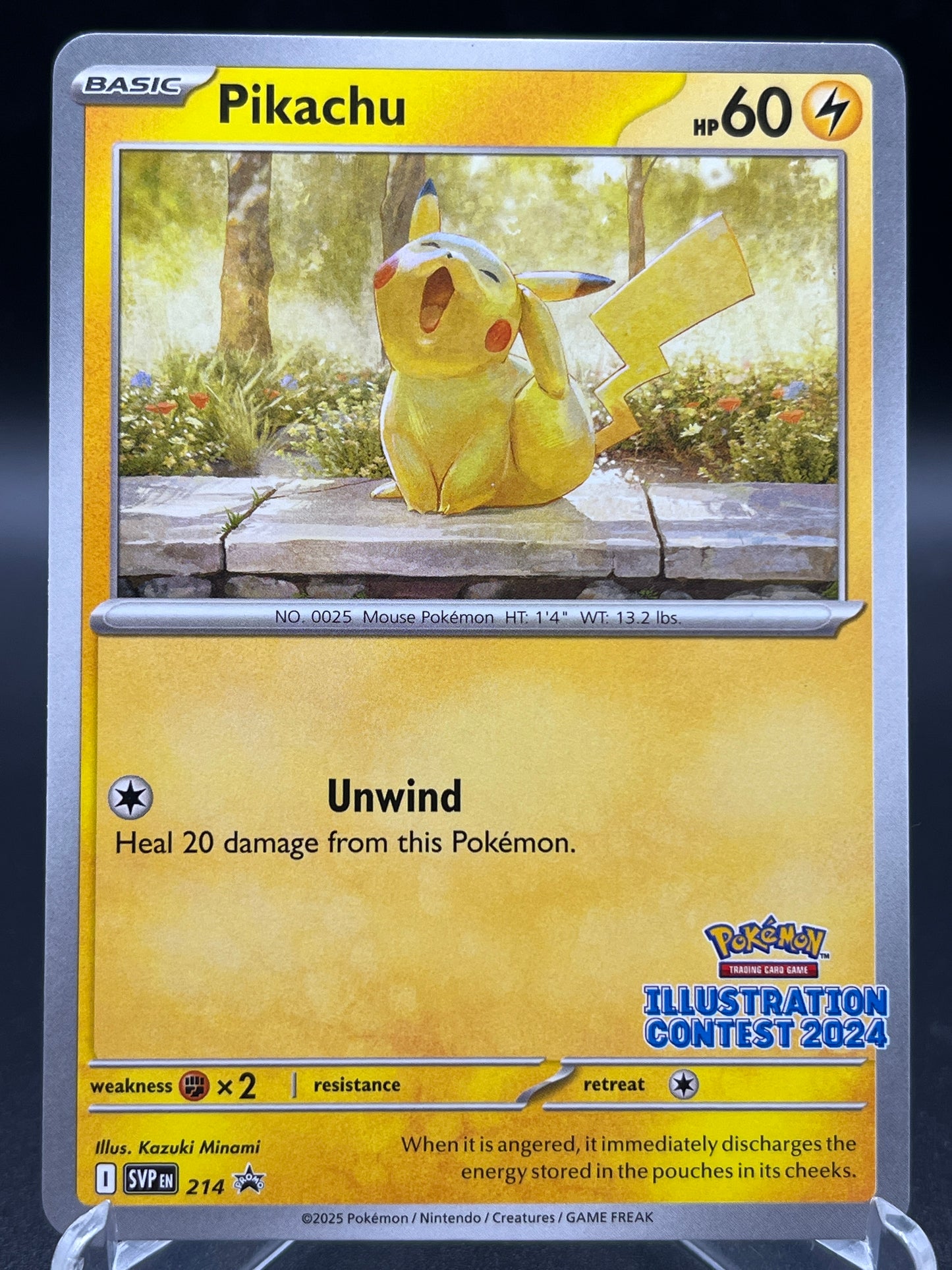 Pokémon TCG: 2025 Pikachu #214 SV: Scarlet & Violet Promo Cards