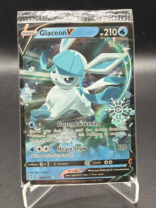 Pokémon TCG: 2021 Glaceon V - 040/203 (Holiday Calendar) - Miscellaneous Cards & Products (Sealed)