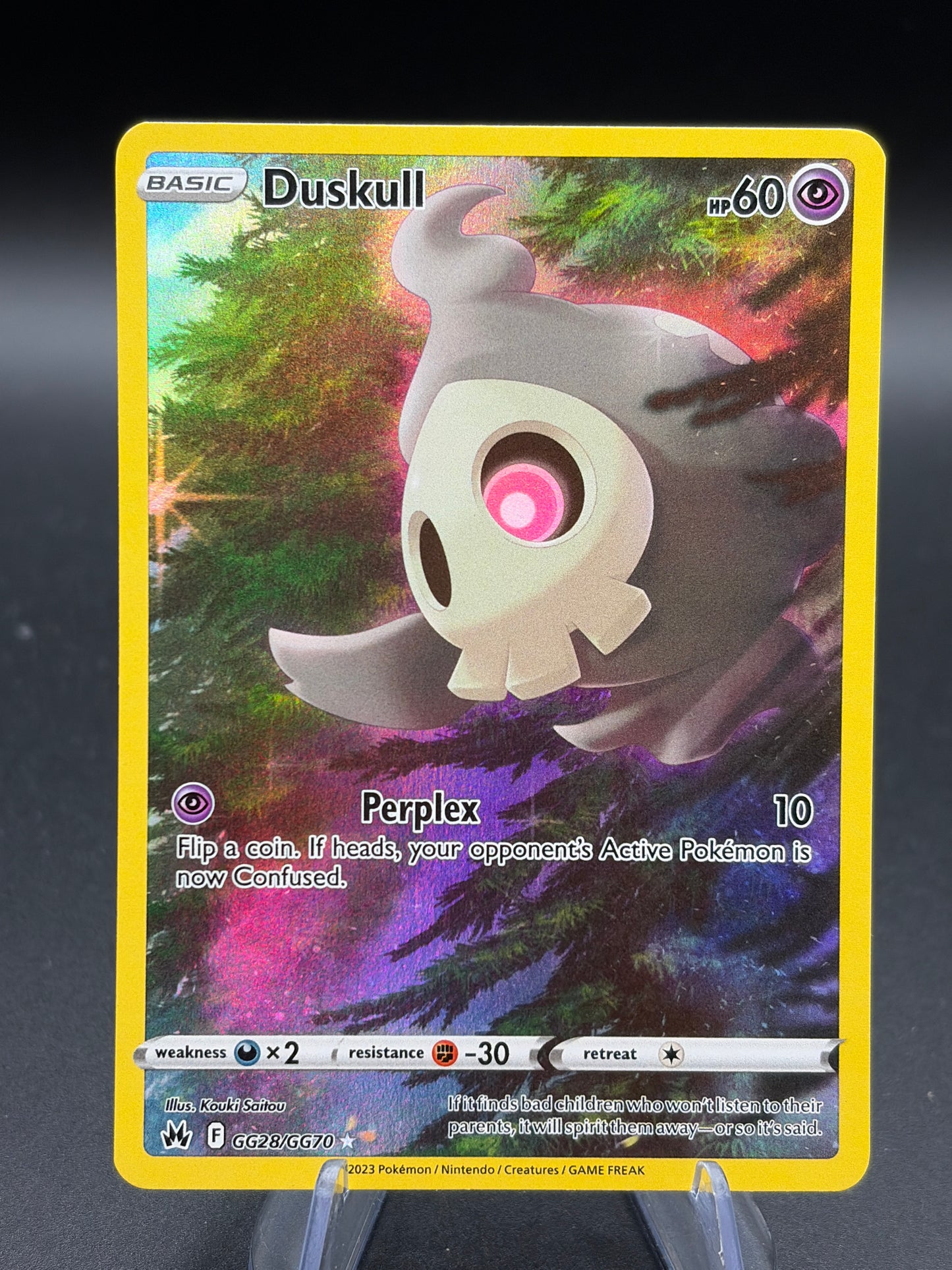 Pokémon TCG: 2023 Duskull GG28/GG70 SWSH: Crown Zenith Galarian Gallery