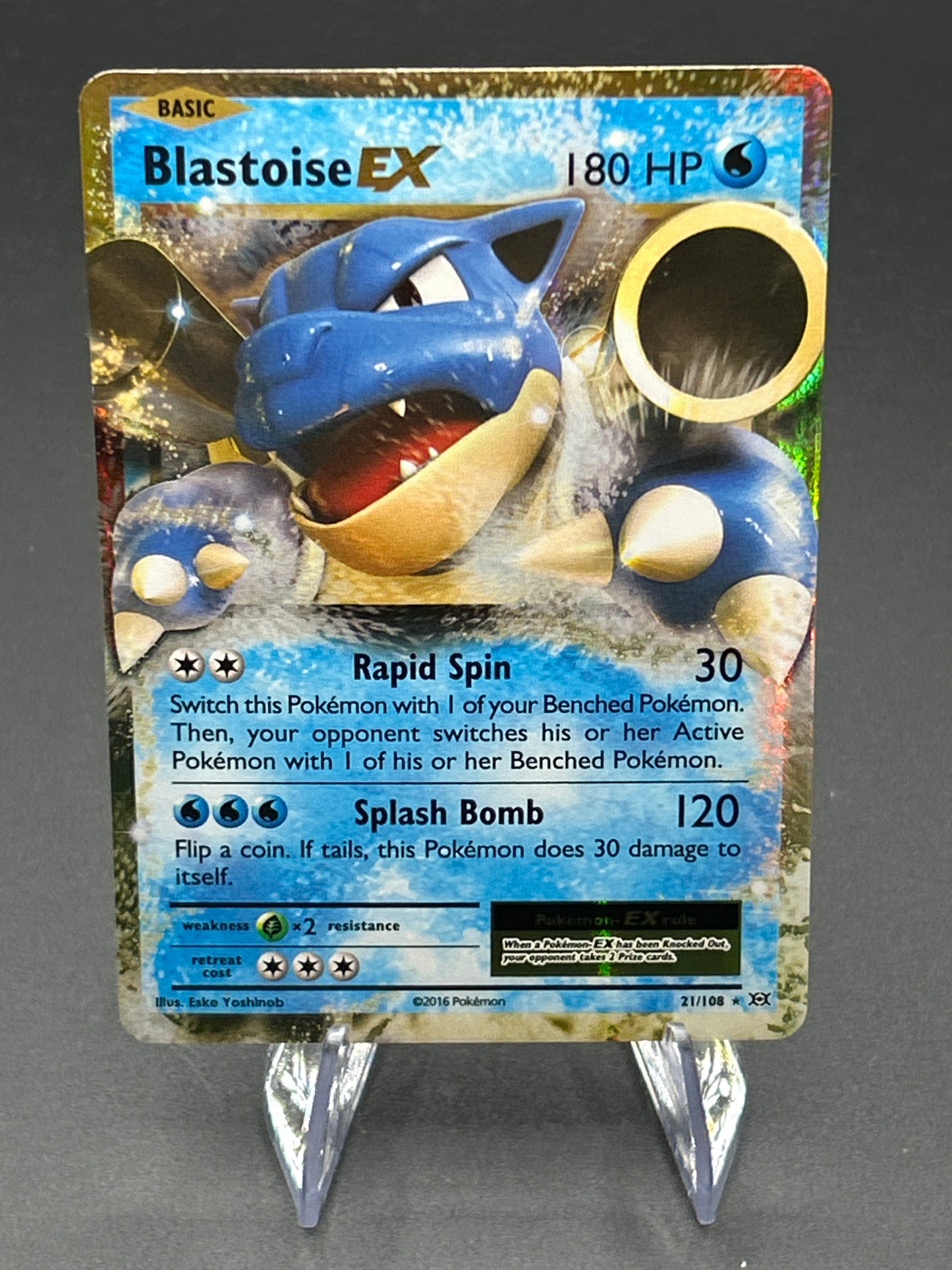 Pokémon TCG 2016 Blastoise EX - 21/108 - XY: Evolutions