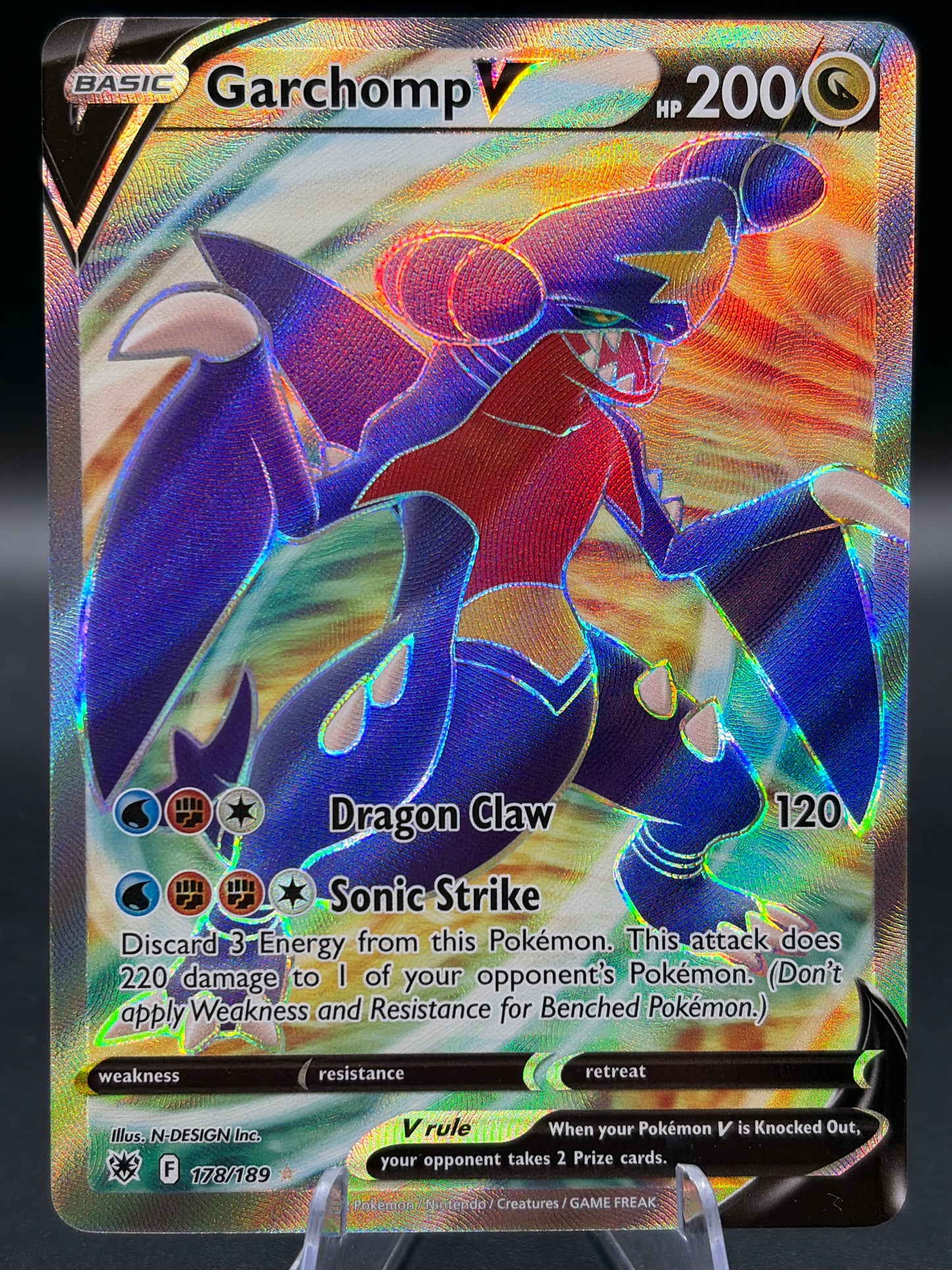 Pokemon TCG 2022 Garchomp V 178/189 Astral Radiance