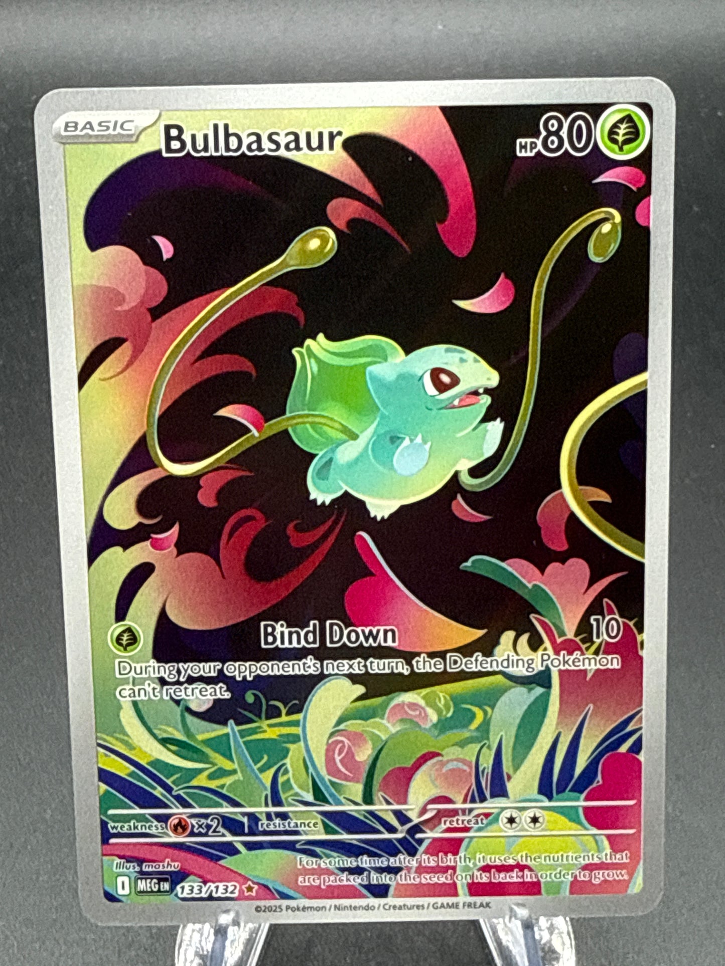 Pokémon TCG: 2025 Bulbasaur - 133/132 - MEG: Mega Evolution