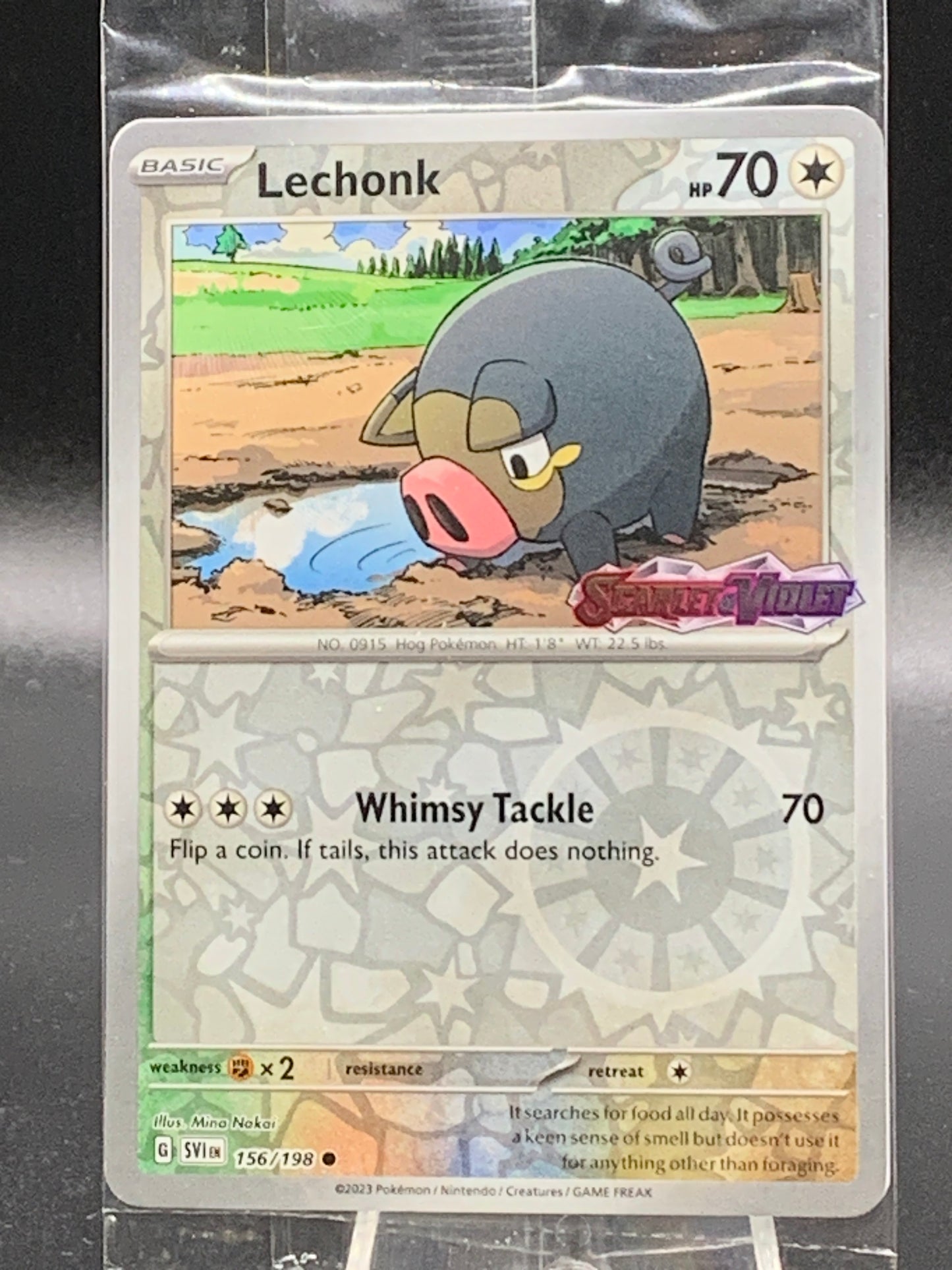 Pokemon TCG: 2023 Lechonk 156/198 Scarlet & Violet BestBuy Promo Sealed