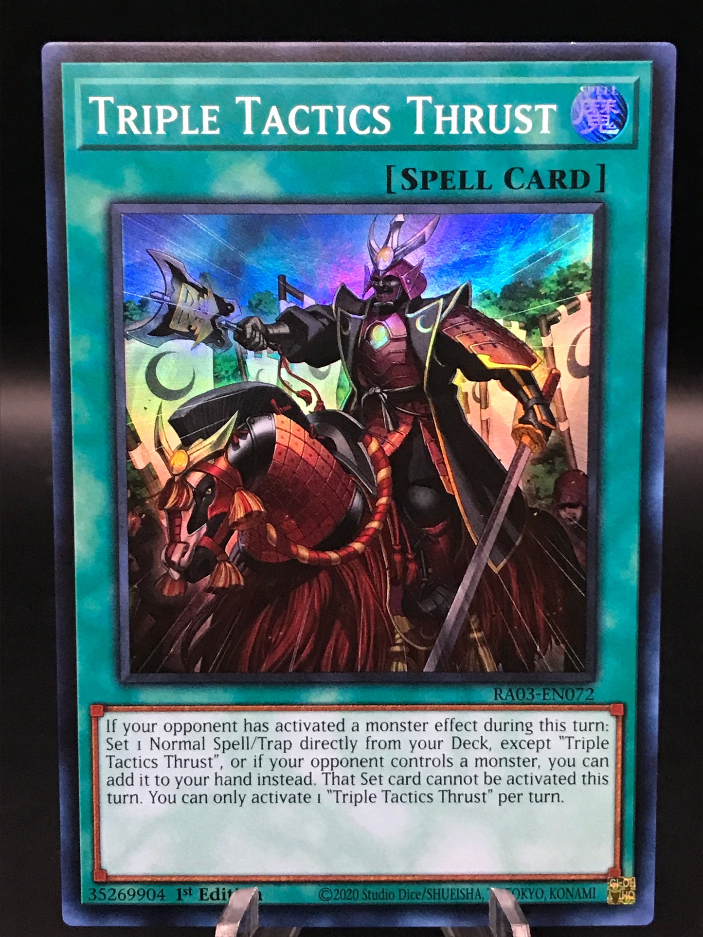 Yu-Gi-Oh! Triple Tactics Thrust Super Rare - Quarter Century Bonanza RA03-EN072