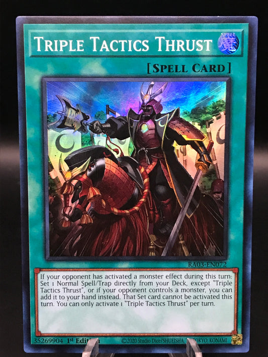 Yu-Gi-Oh! Triple Tactics Thrust Super Rare - Quarter Century Bonanza RA03-EN072