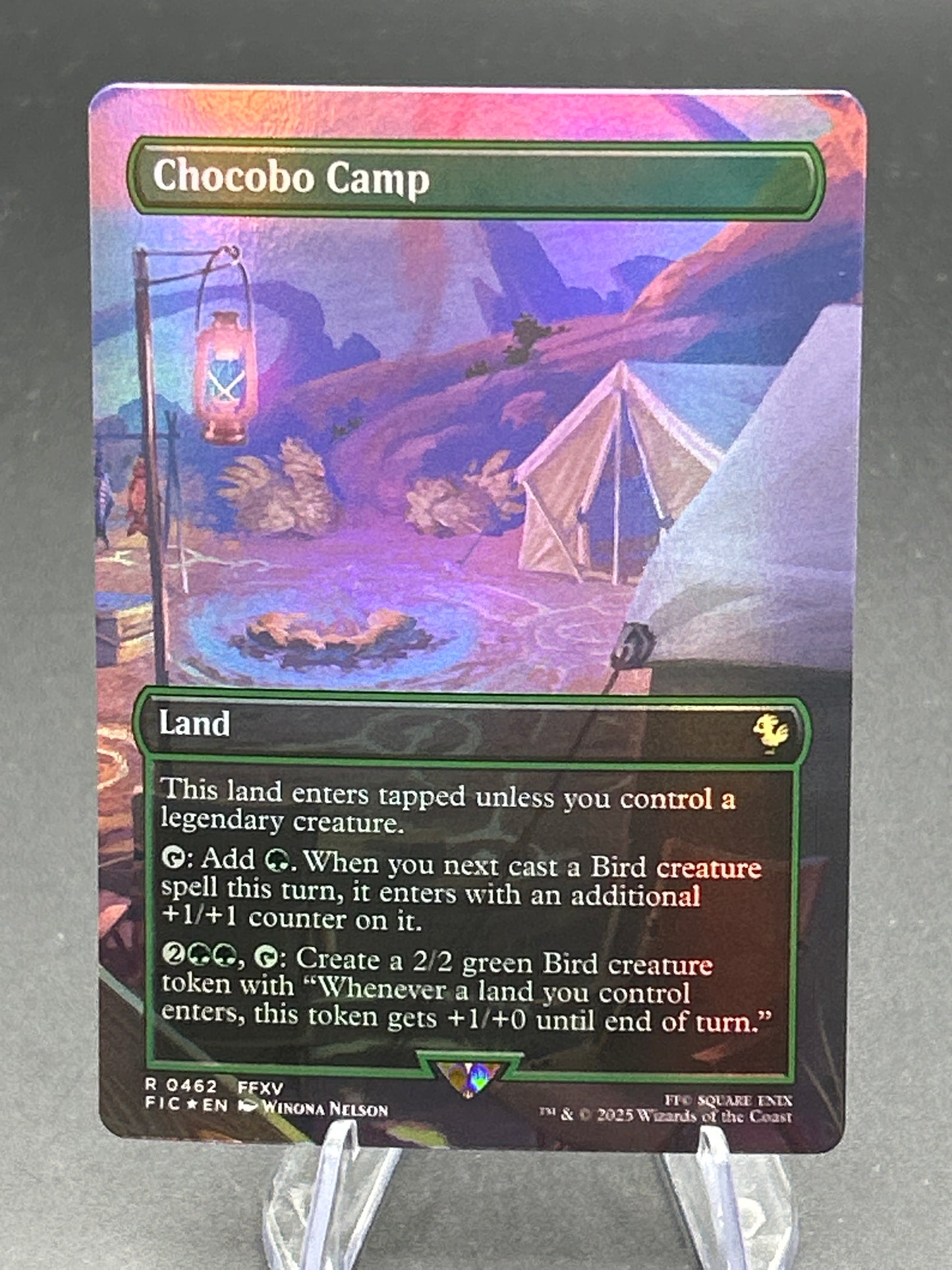 MTG TCG: Chocobo Camp (Borderless) - Commander: FINAL FANTASY (FIC)