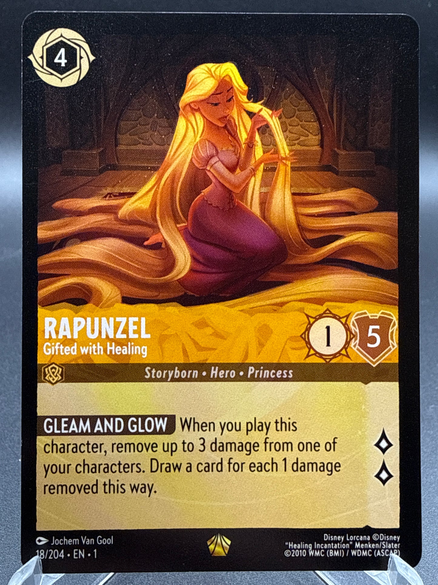 Lorcana TCG: Rapunzel - Gifted with Healing - 18/204 - The First Chapter