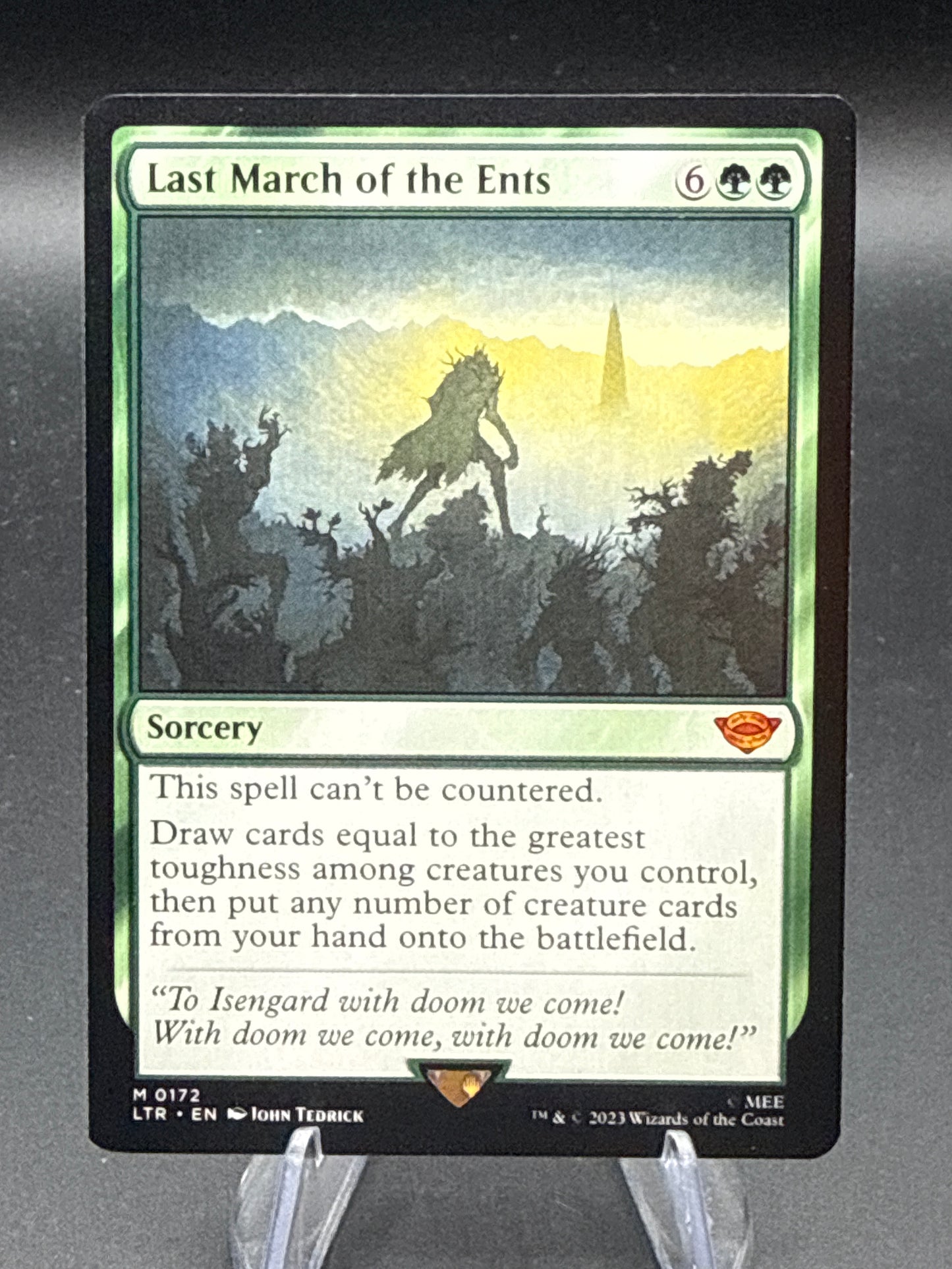MTG TCG: Last March of the Ents M 0172 LTR: The Lord of the Rings, Tales of Middle-earth