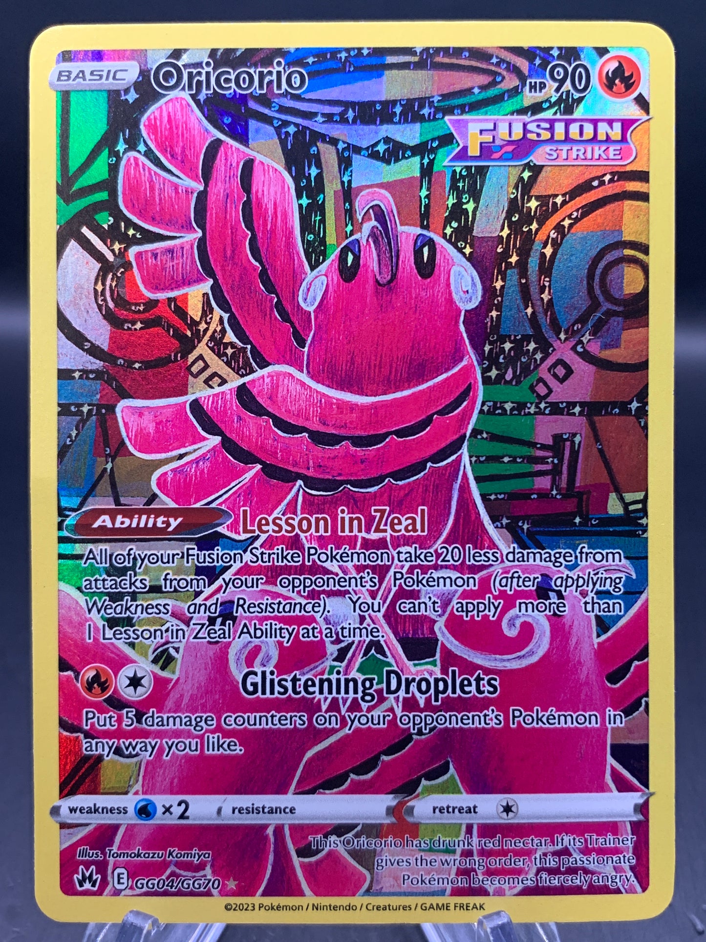 Pokémon TCG: 2023 Oricorio - GG04/GG70 - SWSH: Crown Zenith Galarian Gallery