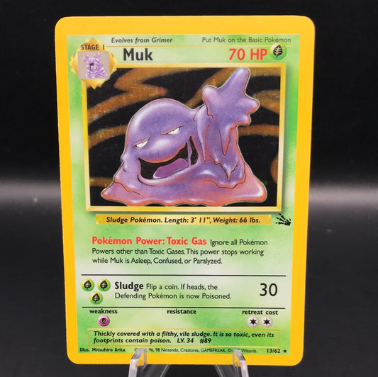Pokémon TCG: 1999 Muk 13/62 Fossil Holo