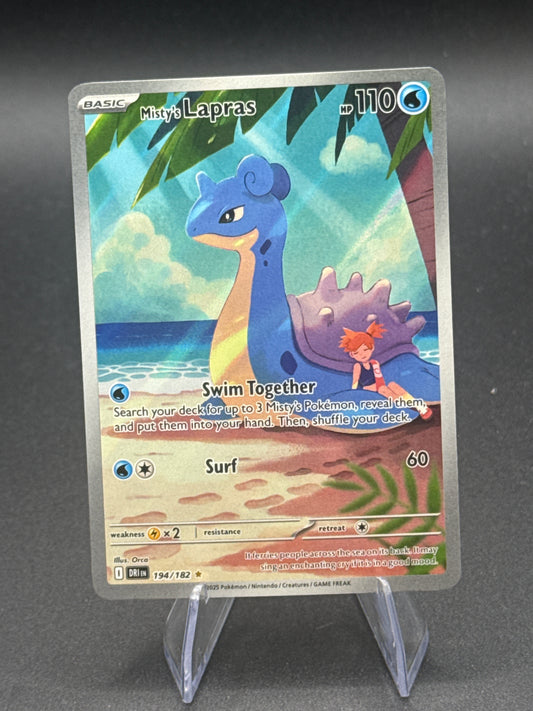 Pokémon TCG: 2025 Misty's Lapras - 194/182 - SV: Destined Rivals