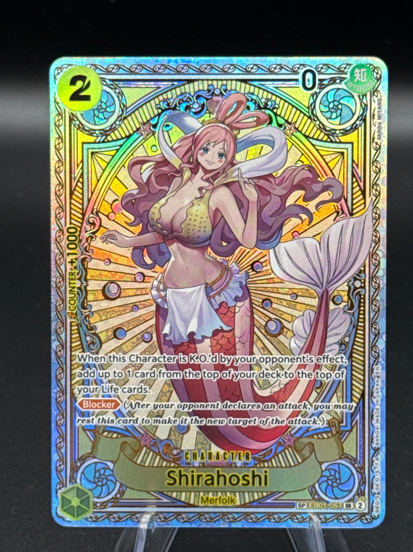 One Piece TCG: Shirahoshi (SP) EB01-057 A Fist of Divine Speed (OP11)
