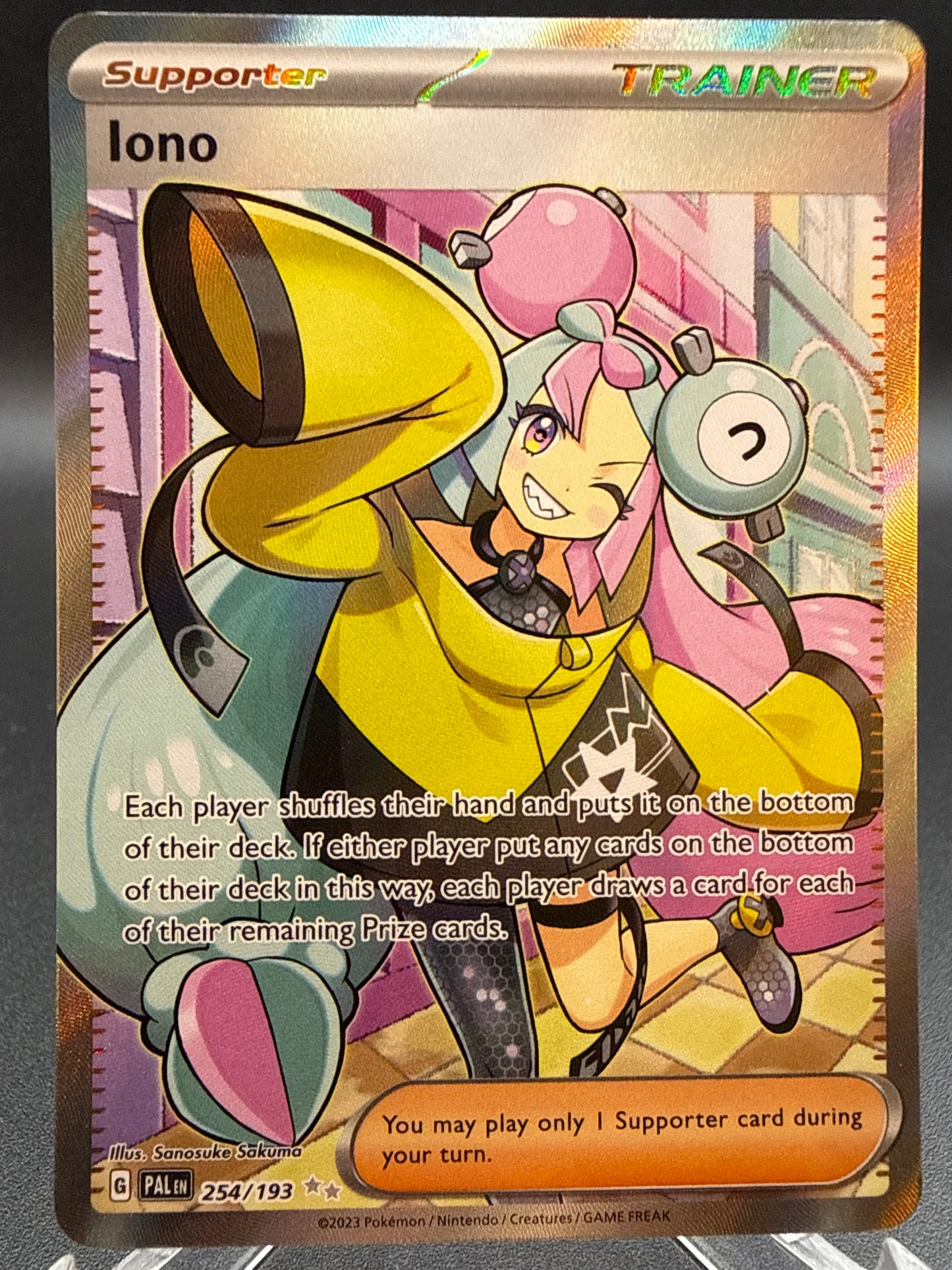 Pokémon TCG: 2023 Iono 254/193 SV: Paldea Evolved Full Art