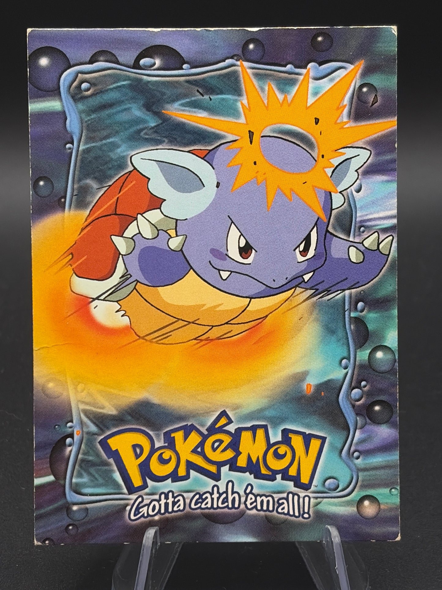 Pokémon: Wartortle #08 E8 The First Movie Blue Label - TOPPS Pokemon Card