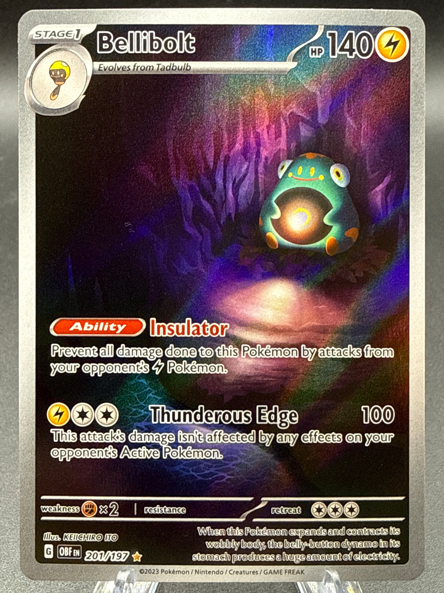 Pokémon TCG: 2023 Bellibolt - 201/197 - SV: Obsidian Flames