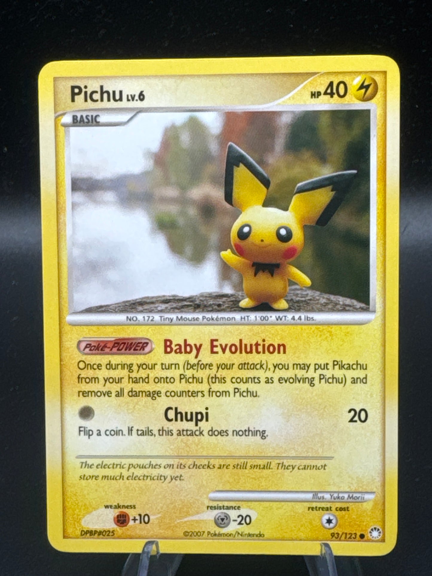 Pokémon TCG: 2007 Pichu 93/123 Mysterious Treasures