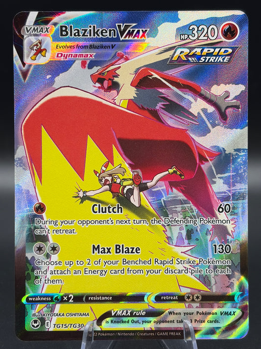 Pokémon TCG: 2022 - Blaziken VMAX - TG15/TG30 - SWSH: Silver Tempest
