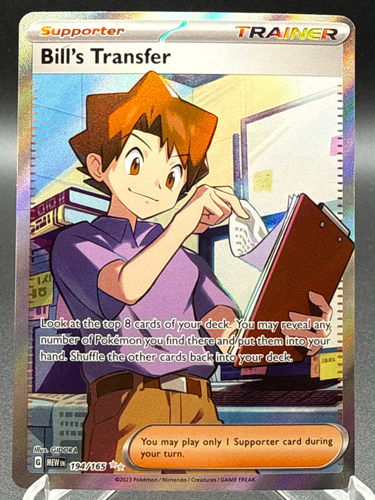 Pokémon TCG: 2023 - Bill's Transfer - 194/165 - SV: Scarlet & Violet 151