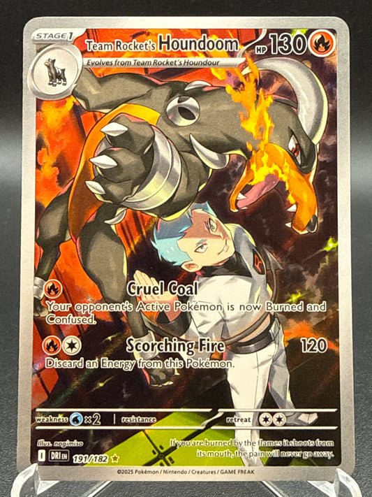 Pokémon TCG: 2025 Team Rocket's Houndoom 191/182 SV: Destined Rivals
