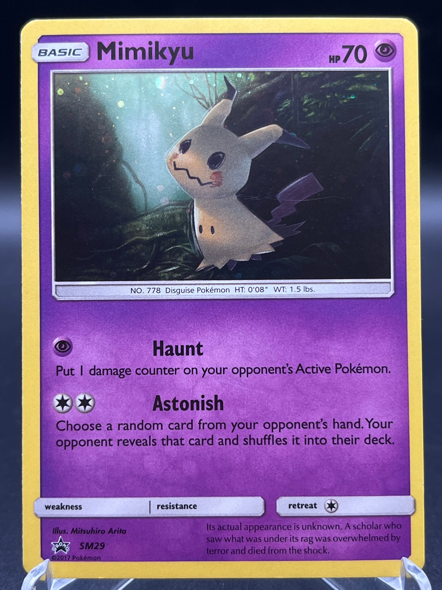 Pokémon TCG: 2017 Mimikyu SM29 SM: Sun & Moon Promos