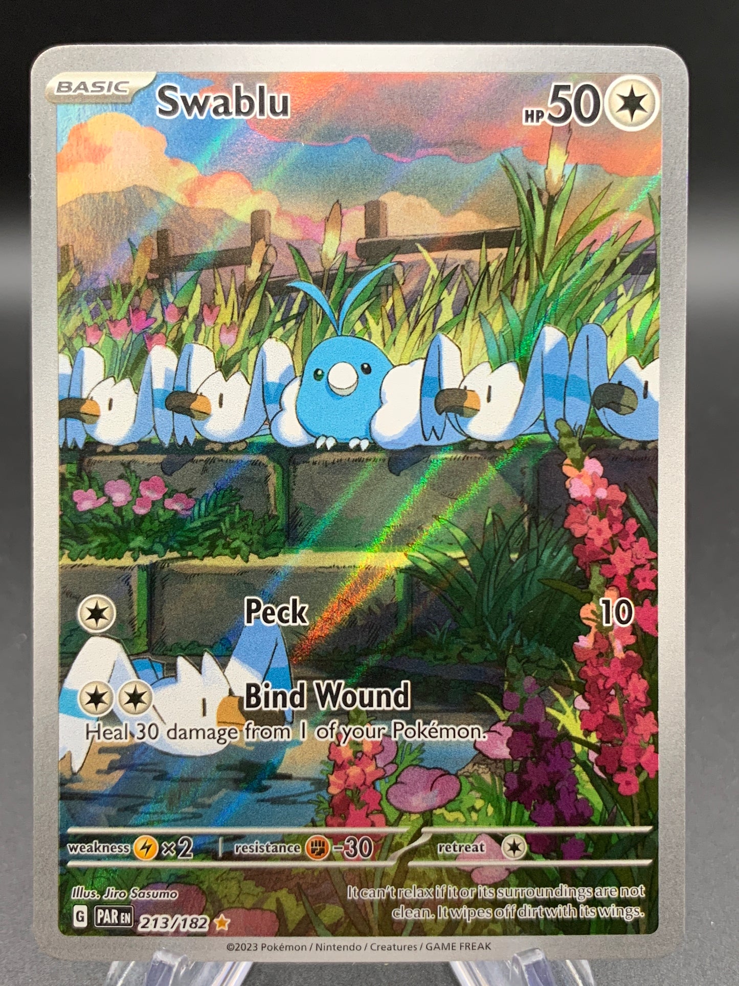 Pokémon TCG: 2023 Swablu - 213/182 - SV: Paradox Rift