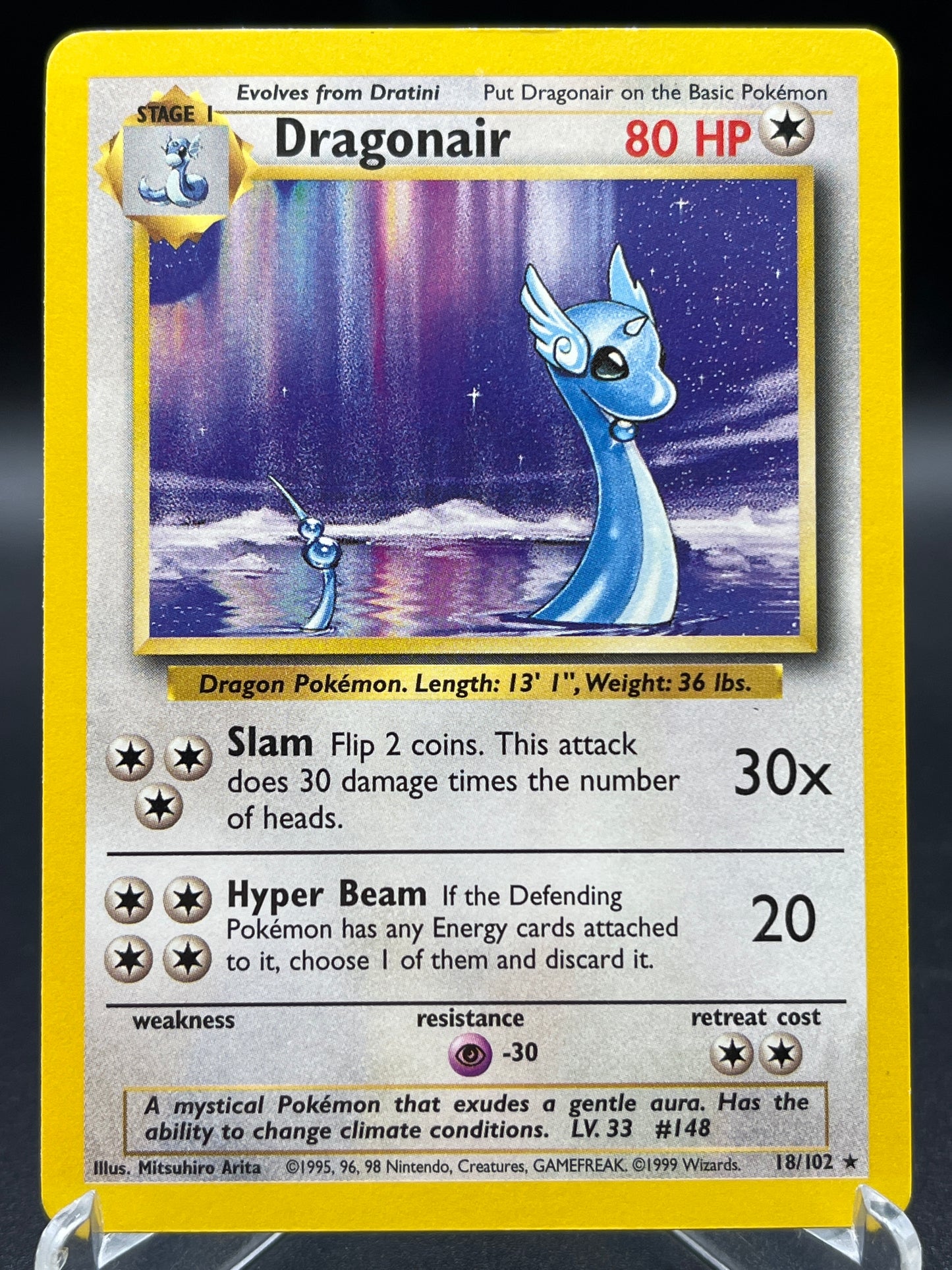 Pokémon TCG: 1999 Dragonair - 18/102 - Base Set Unlimited