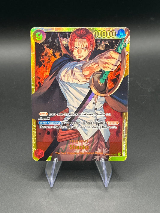 One Piece TCG: Shanks - The four emperors Red-Haired pirates - OP01-120 - Romance Dawn