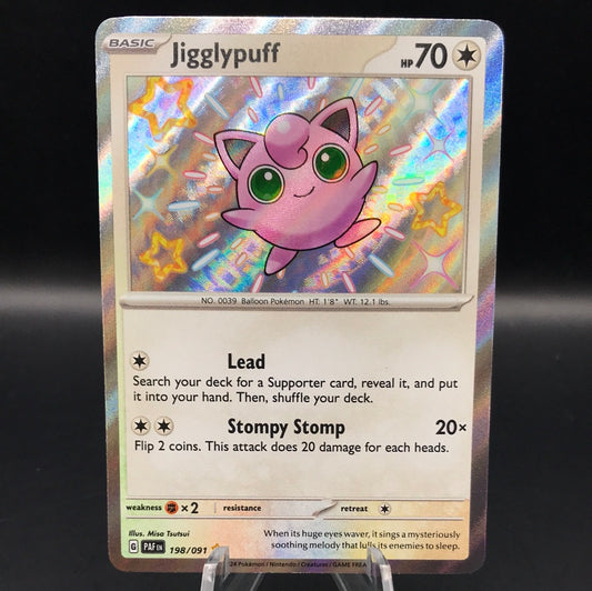 Pokémon TCG: 2024 Jigglypuff 198/91 S&V: Paldean Fates