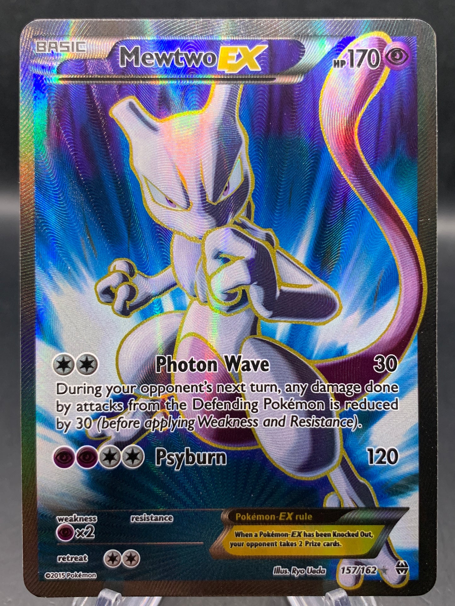 Pokémon TCG: 2015 Mewtwo EX - 157/162 - XY: Breakthrough Full Art