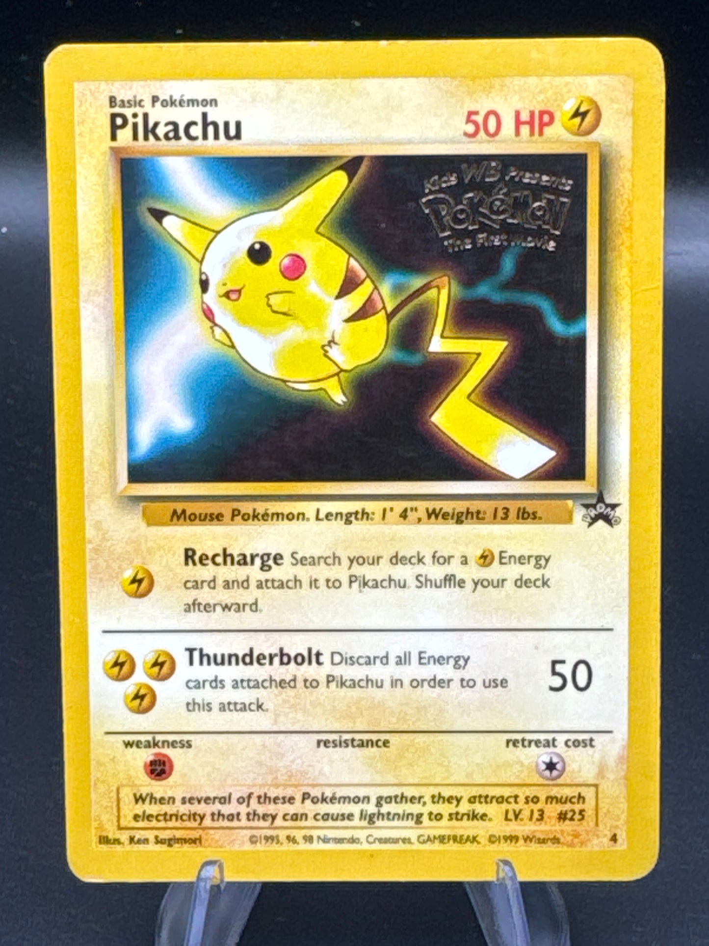 Pokémon TCG: 1999 Pikachu (Movie Promo) #4 WoTC Promo