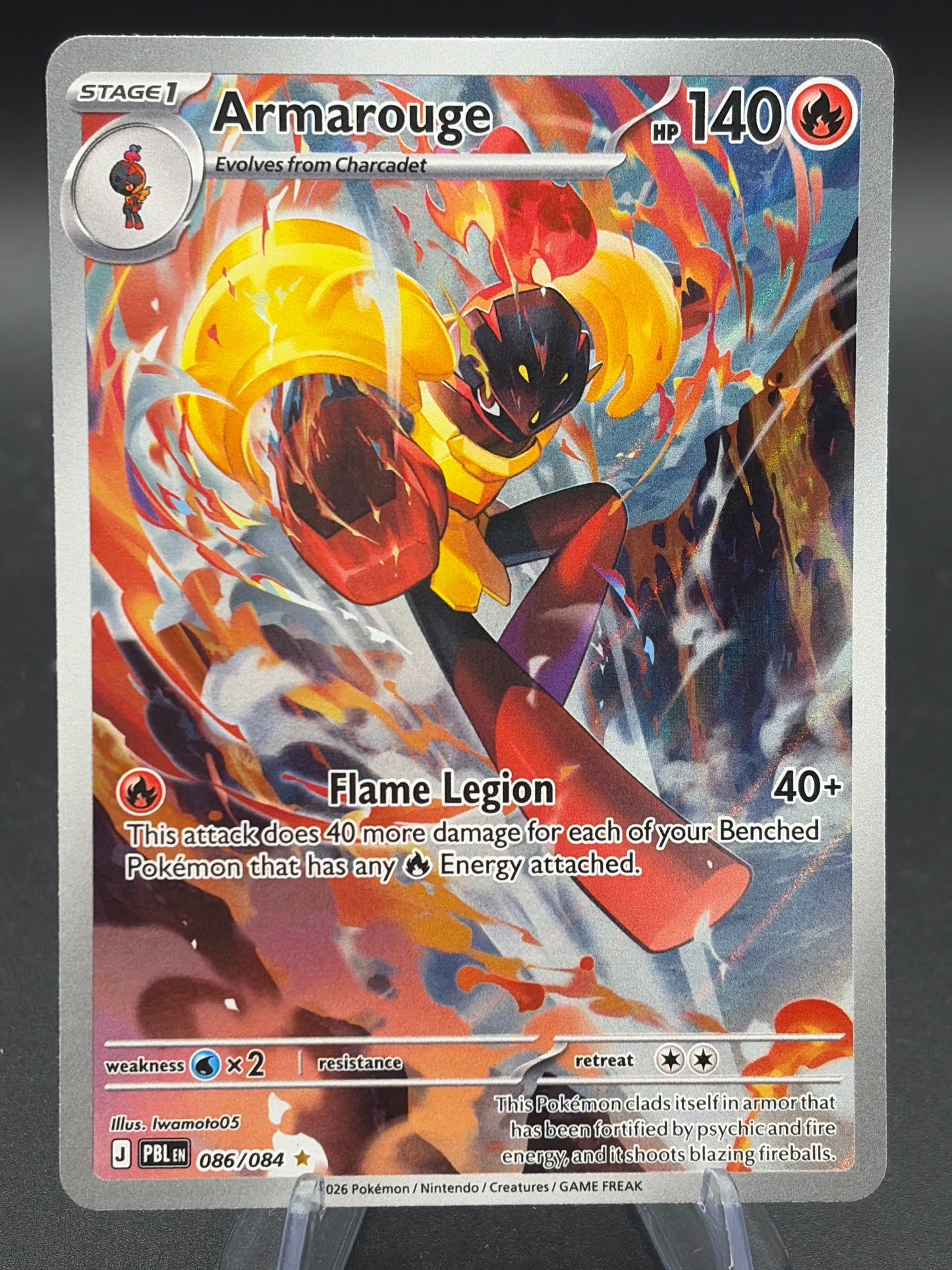 Pokémon TCG: 2026 Armarouge - 086/084 - ME05: Pitch Black