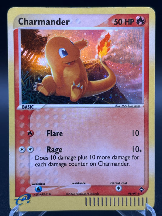 Pokémon TCG: 2003 Charmander 98/97 EX: Dragon Holo