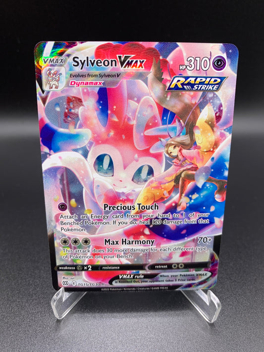 Pokémon TCG: 2022 Sylveon VMAX TG15/TG30 Brilliant Stars Trainer Gallery